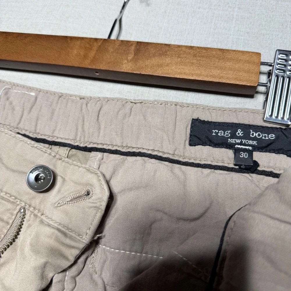 rag & bone Standard Chino Pants Mens 30 Desert Straight MBW24P7017T3ML Stretch